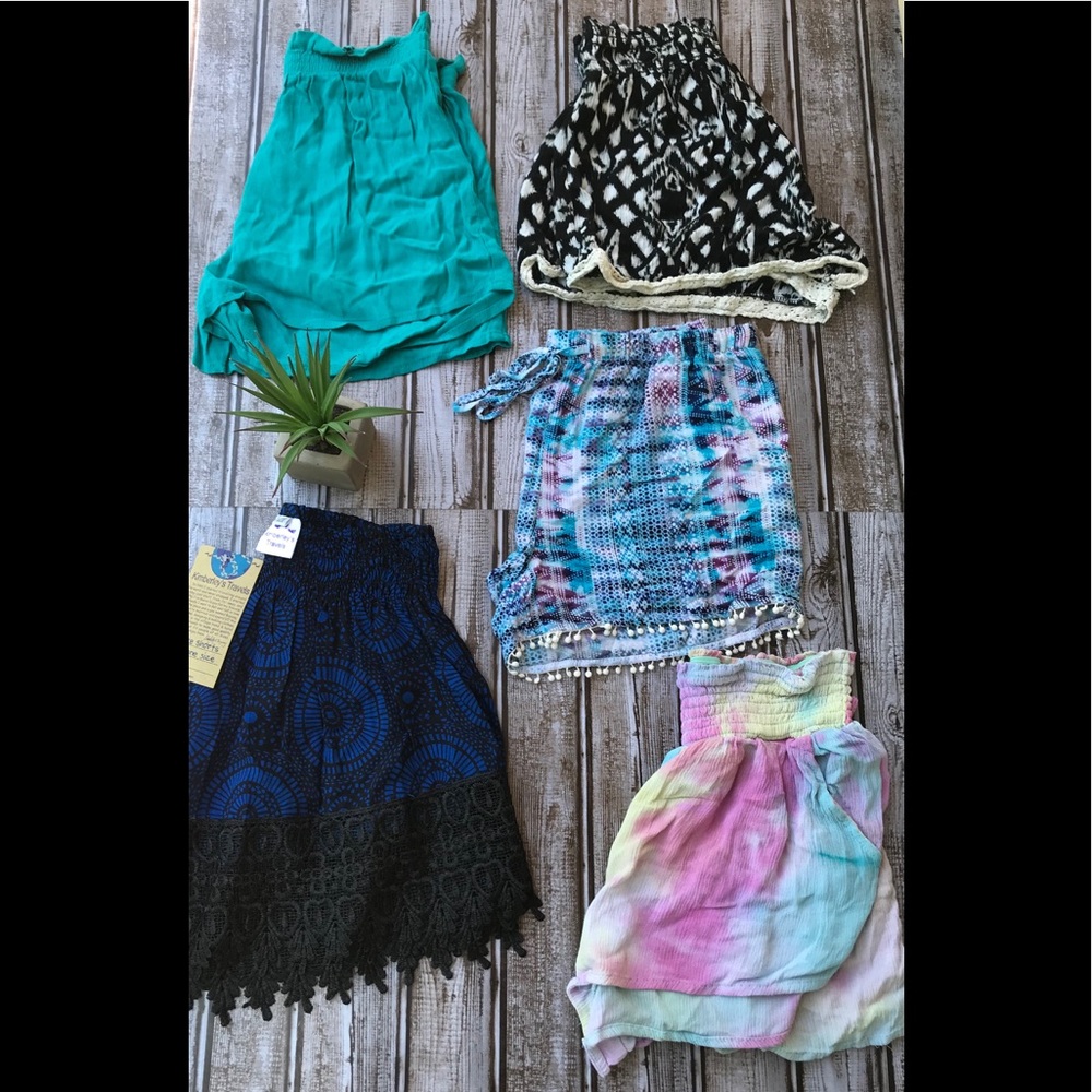 Linen style short lot